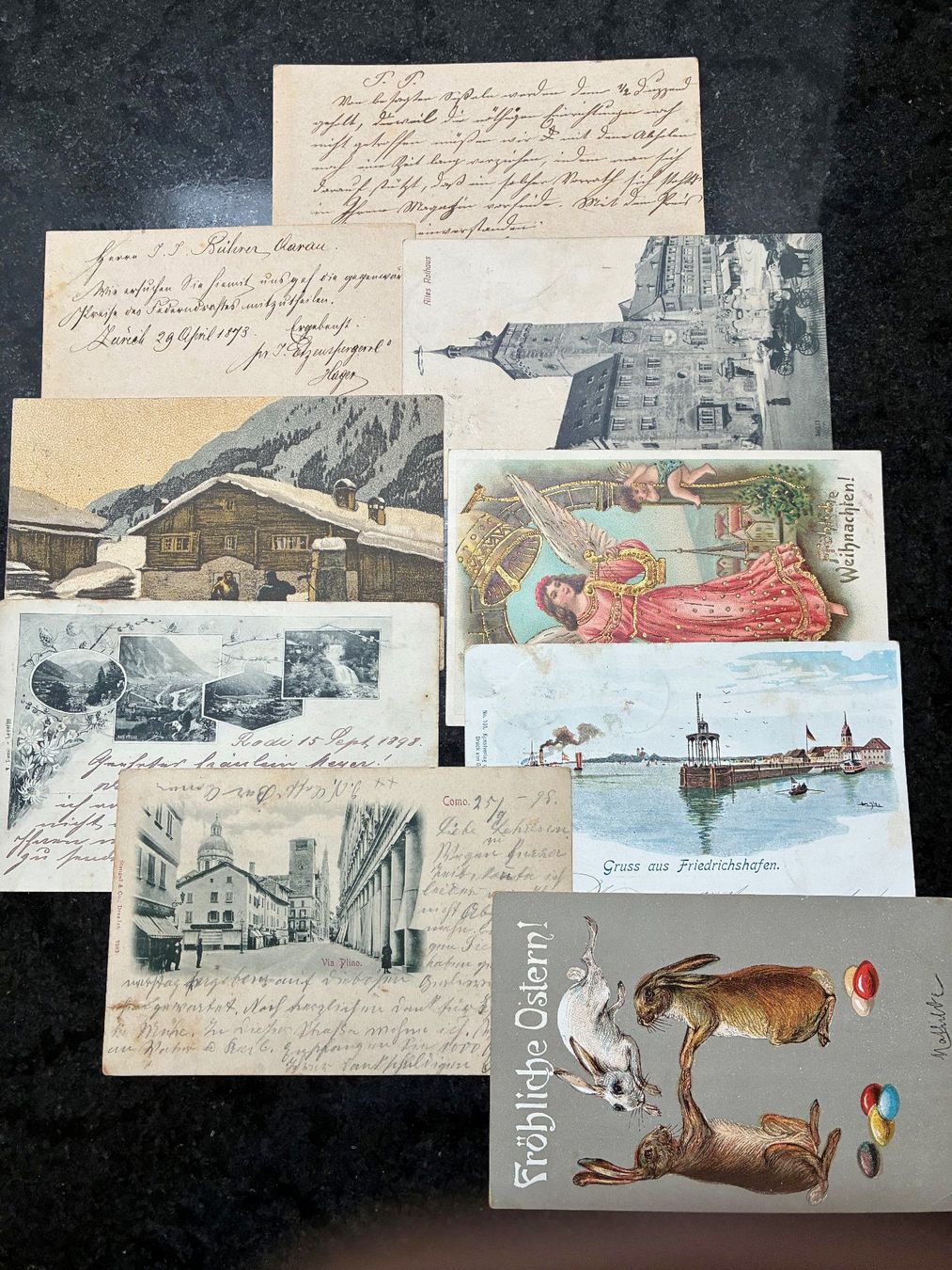 Tutti i francobolli: Briefmarken Bedarfskarten – Usato da Volketswil venduto da Jdansk