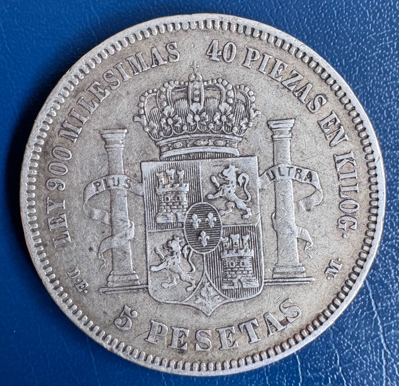 Tutti le monete: Spanien 5 Pesetas 1875 Alfonso XII Silber – Usato da Ebikon venduto da Dmasterx 4