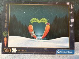 2 500er Puzzle, vollständig, Clementoni, Katzenhaushalt