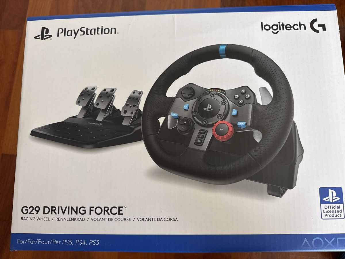 Logitech Konsolen: Rennlenkrad G29 Driving Force+Schifter PS mit Garantie – Gebraucht aus Hirzel von KamelFaltas 3