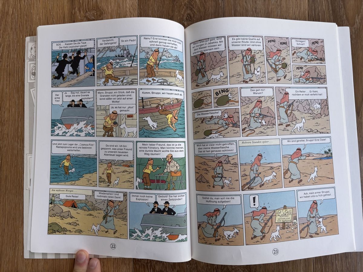 Fumetti: Tim und Struppi Die Zigarren des Pharaos Comic Carlsen – Usato da Stachen venduto da stachi08 5