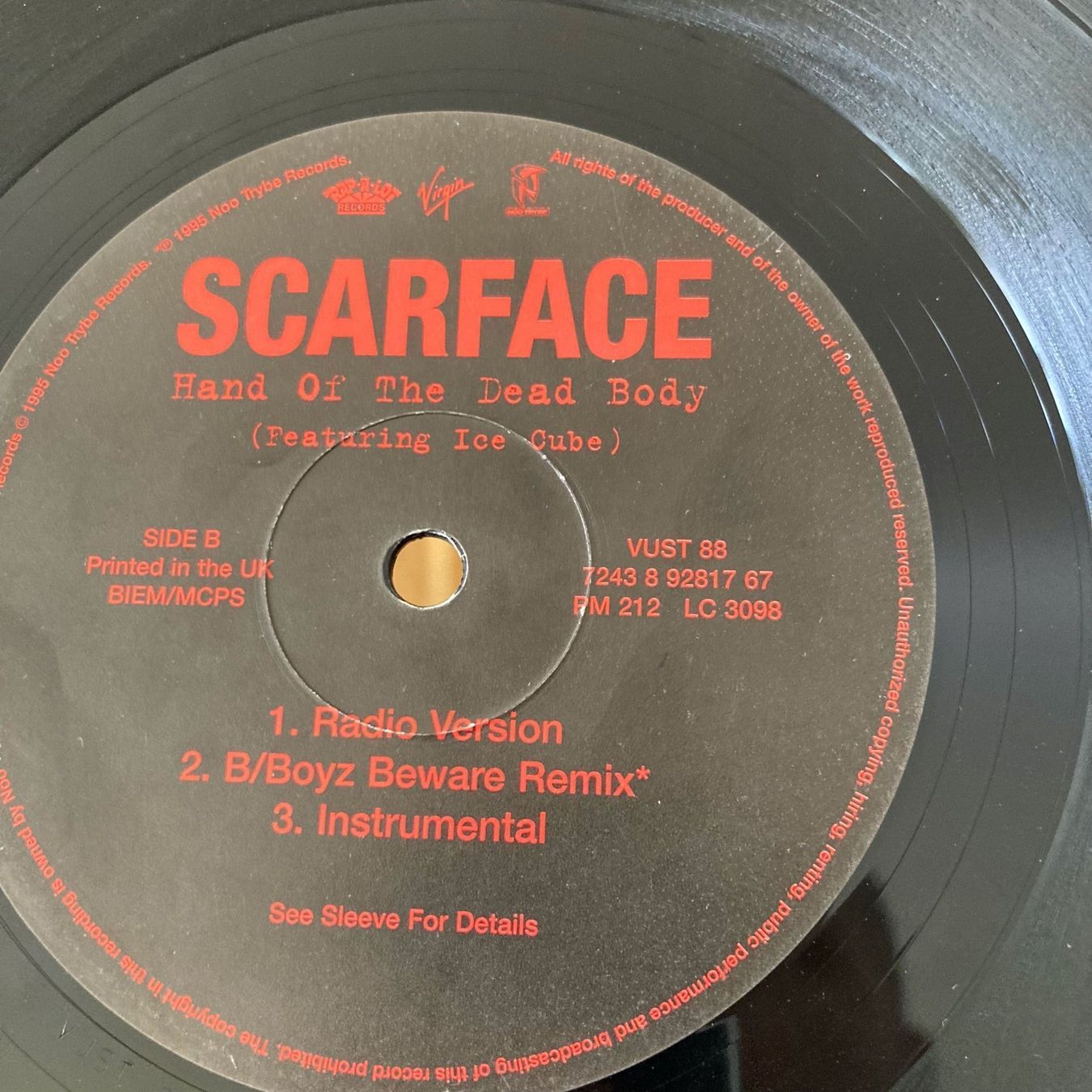 Schallplatten: Scarface + Icecube Vinyl Hip Hop 1994 – Gebraucht aus Zürich von OldtownShop 4