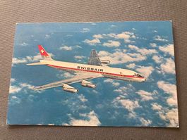 Ansichtskarte Swissair Douglas DC-8 gebraucht gelaufen