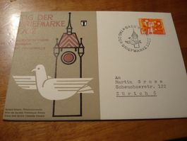 Brief Tag der Briefmarke 1962, Baden, Juventutefrankatur