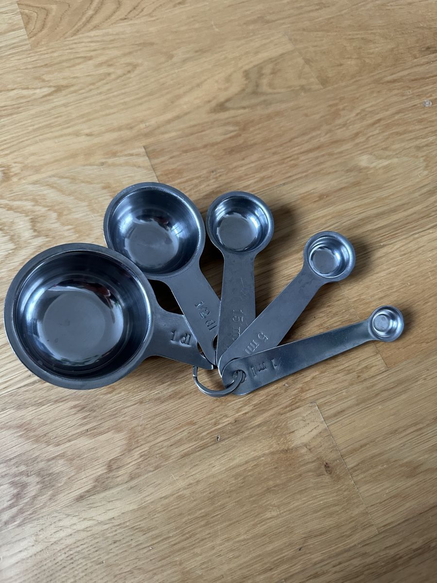 Cucchiai: Messlöffel Set, 5-teilig, aus Edelstahl – Nuovo (secondo la descrizione) da St. Gallen venduto da lelibehli 1