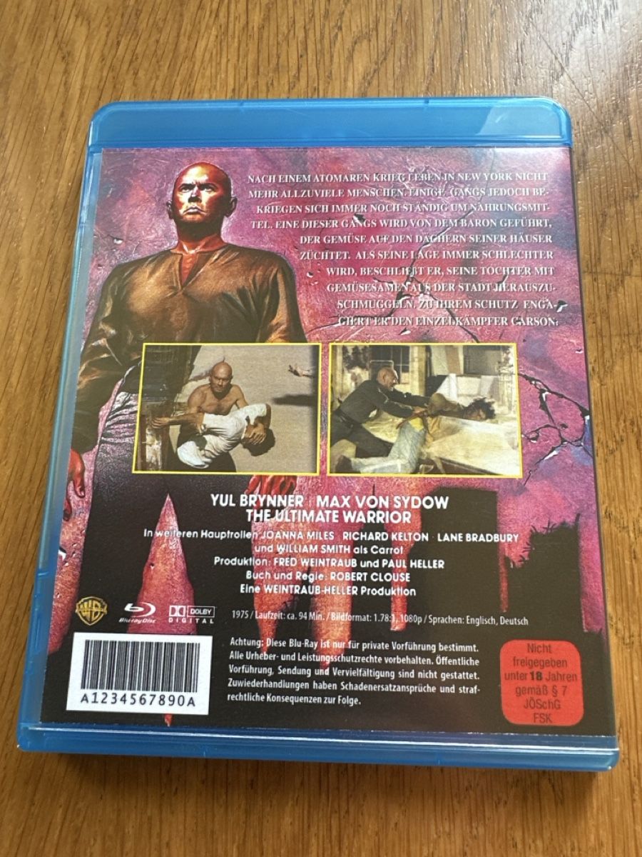 Tutti i DVDs: Der Ultimate Warrior Yul Brynner Bluray – Nuovo (secondo la descrizione) da Benken ZH venduto da Audi-erich 1