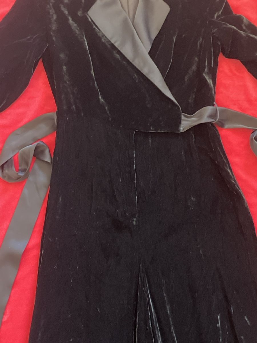 Jumpsuits: DVF Samt Jumpsuit schwarz Grösse 6 – Gebraucht aus Muralto von jac_hkz5 5