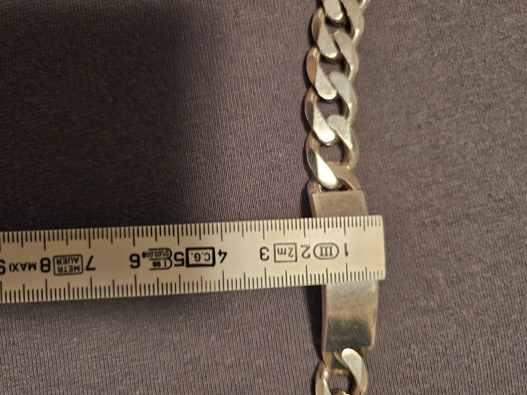 Bracciali & Braccialetti: Panzerkette grob aus 925 Silber – Usato da Turgi venduto da Seeker1989 3