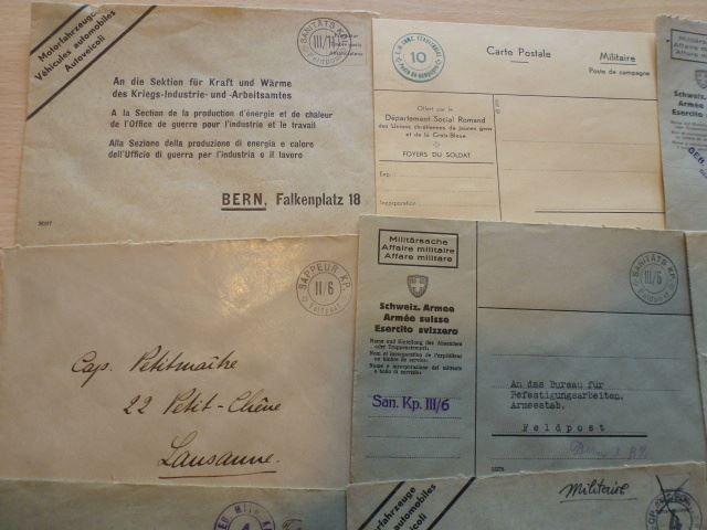 Tutti i francobolli: 21 Stück Feldpostbriefe Sonderstempel – Usato da Walkringen venduto da Casablanca777 1