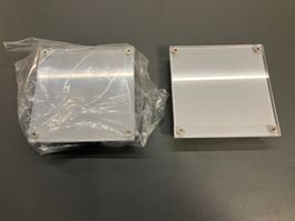 2St. neue Türschilder/Firmenschilder Doppelglas Acryl ab 1.-