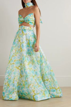Zimmermann Popular Top & Maxi Skirt [Rrp $1800]