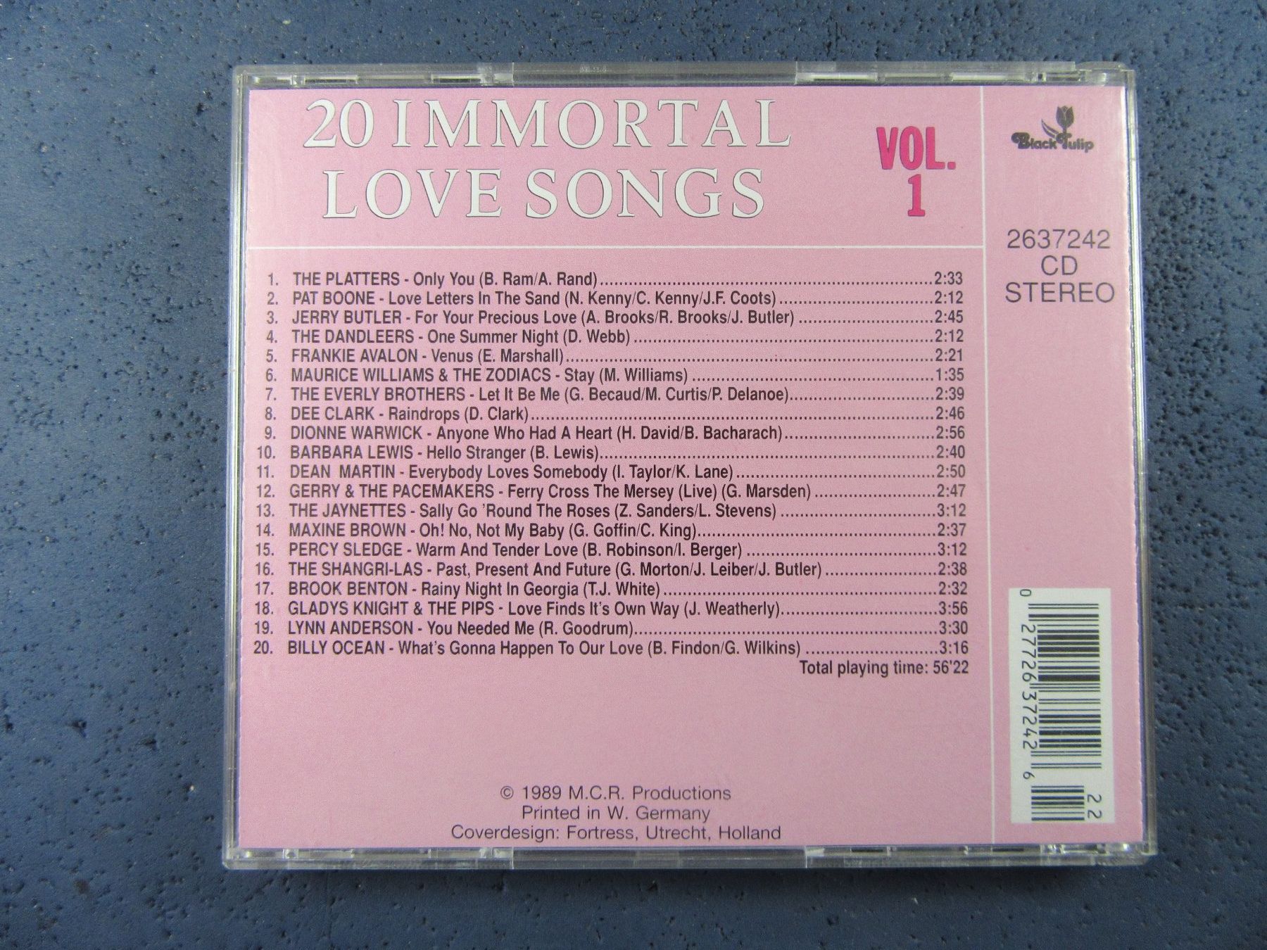 CD: 20 IMMORTAL LOVE SONGS CD VOL.1 – Usato da Ettingen venduto da Hausi4711 1