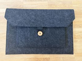 Felt Laptop Sleeve Dark Grey 41cm x 28cm