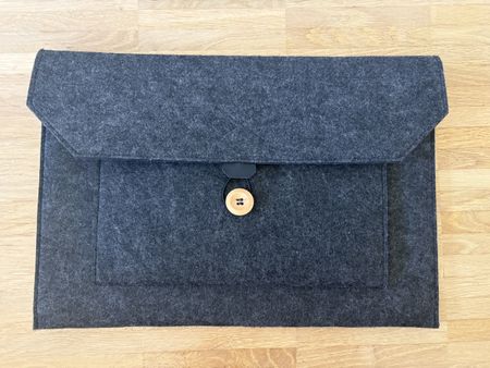Felt Laptop Sleeve Dark Grey 41cm x 28cm