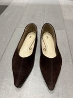 Spitzballerina Leder braun