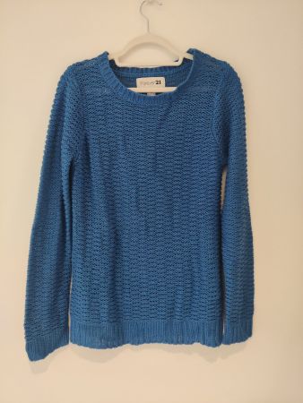 Forever 21 Strickpullover Blau - ideal für den Alltag!