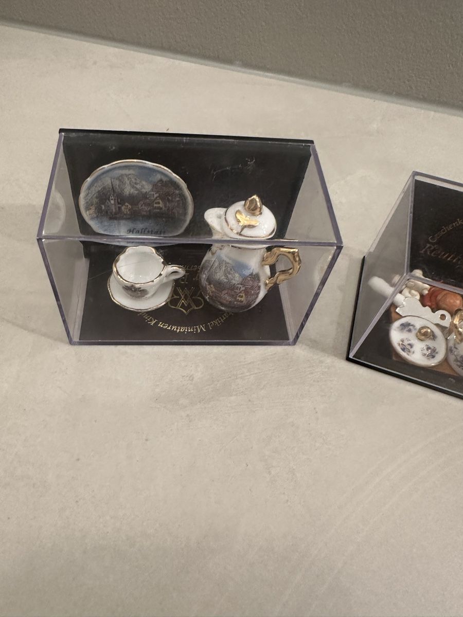 Tutte le decorazioni: Reutter Porzellan Miniaturen 3 Sets – Nuovo e nell'imballaggio originale da Nebikon venduto da Vanessa2003 5
