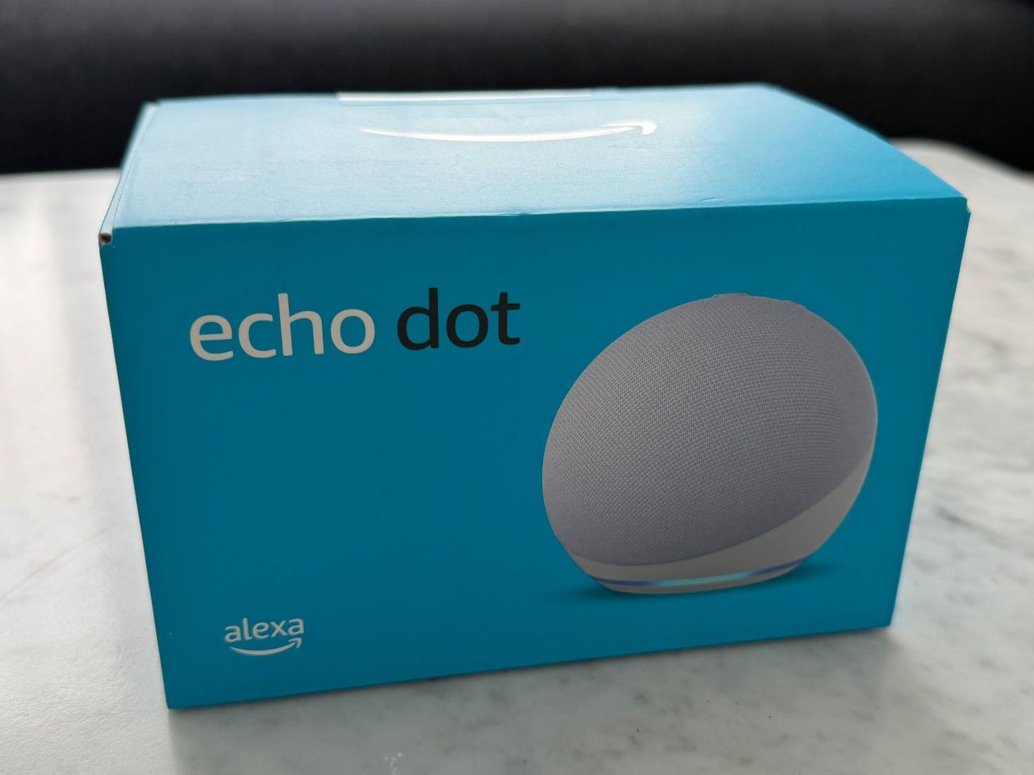 Amazon Lautsprecher: Amazon Alexa Echo Dot Smart Speaker - weiss/grau - NEU – Neu und originalverpackt aus Brunnen von Soho3Q 1