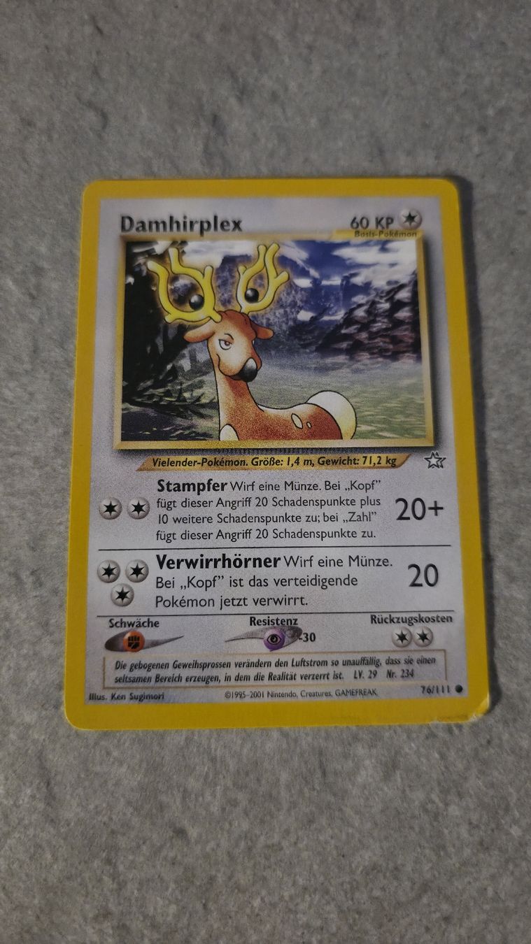 Pokémon Carte collezionabili: Damphirex Pokemon Karte – Usato da Rorschach venduto da Craint