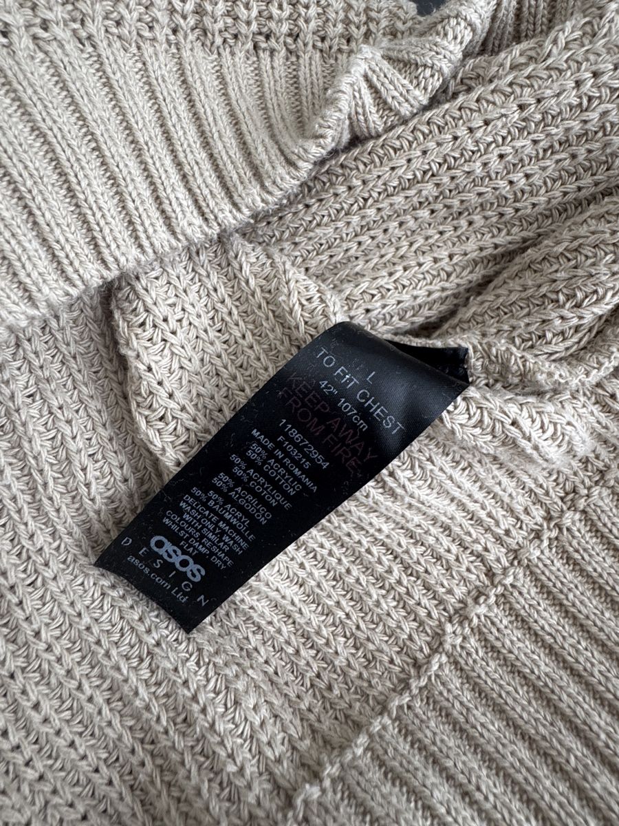 Asos Pullover & Sweatshirts: Herren Strickpullover ASOS beige – Gebraucht aus Frauenfeld von ani_pdx9 4