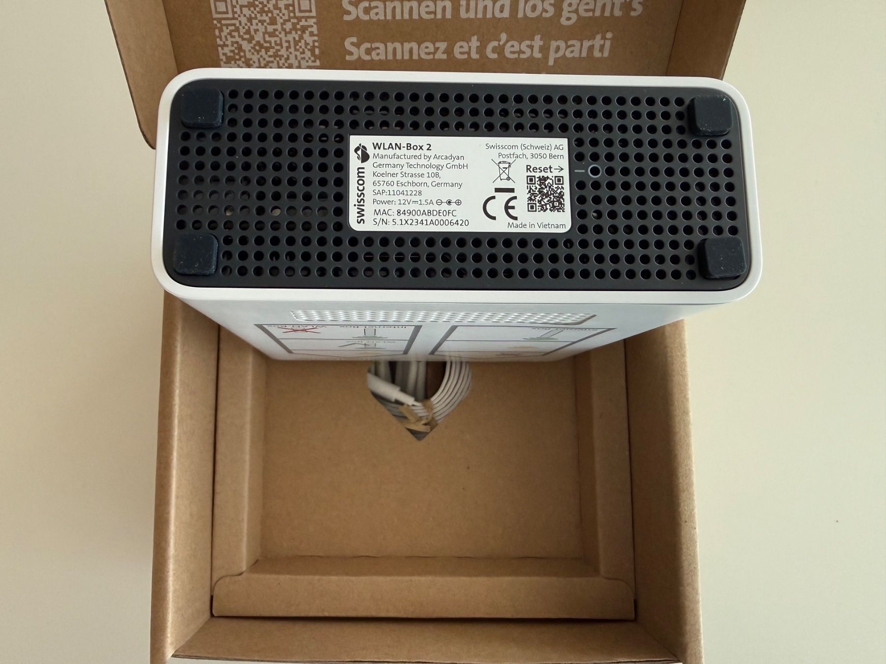 Swisscom Wlan: Swisscom WLAN-Box 2, répéteur WiFi – Neu und originalverpackt aus St-Gingolph von GoldenKeys 3