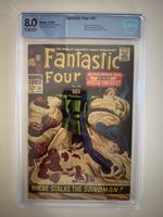 Fantastic Four #61 (1967) CBCS 8.0 Off-White/White Pages!