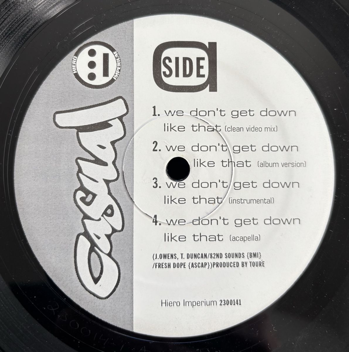 Schallplatten: Casual - We Don't Get Down/Windows 12" VG+/VG+ – Gebraucht aus Neuchâtel von Deivid2 1