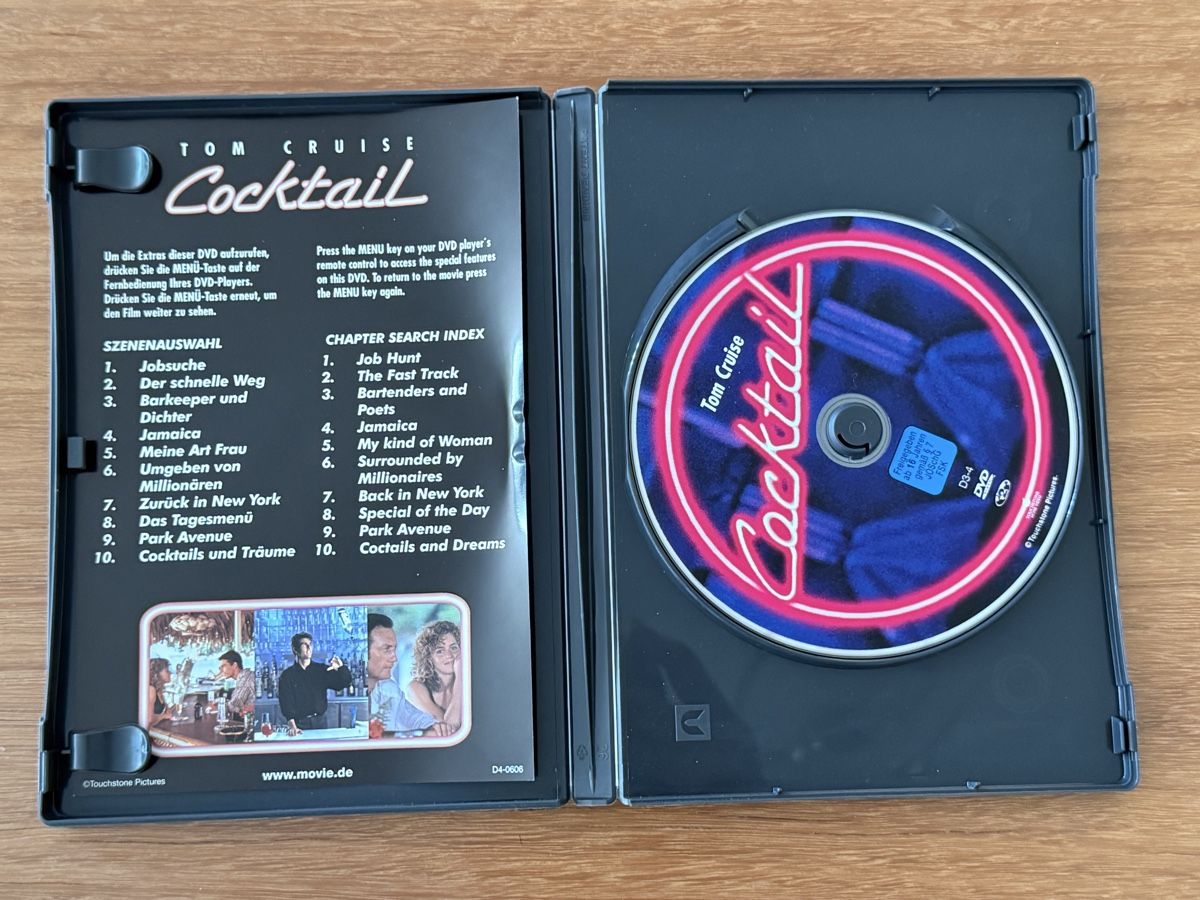 Alle DVDs: DVD Cocktail Tom Cruise gebraucht – Gebraucht aus Menzengrüt von SC1973 2