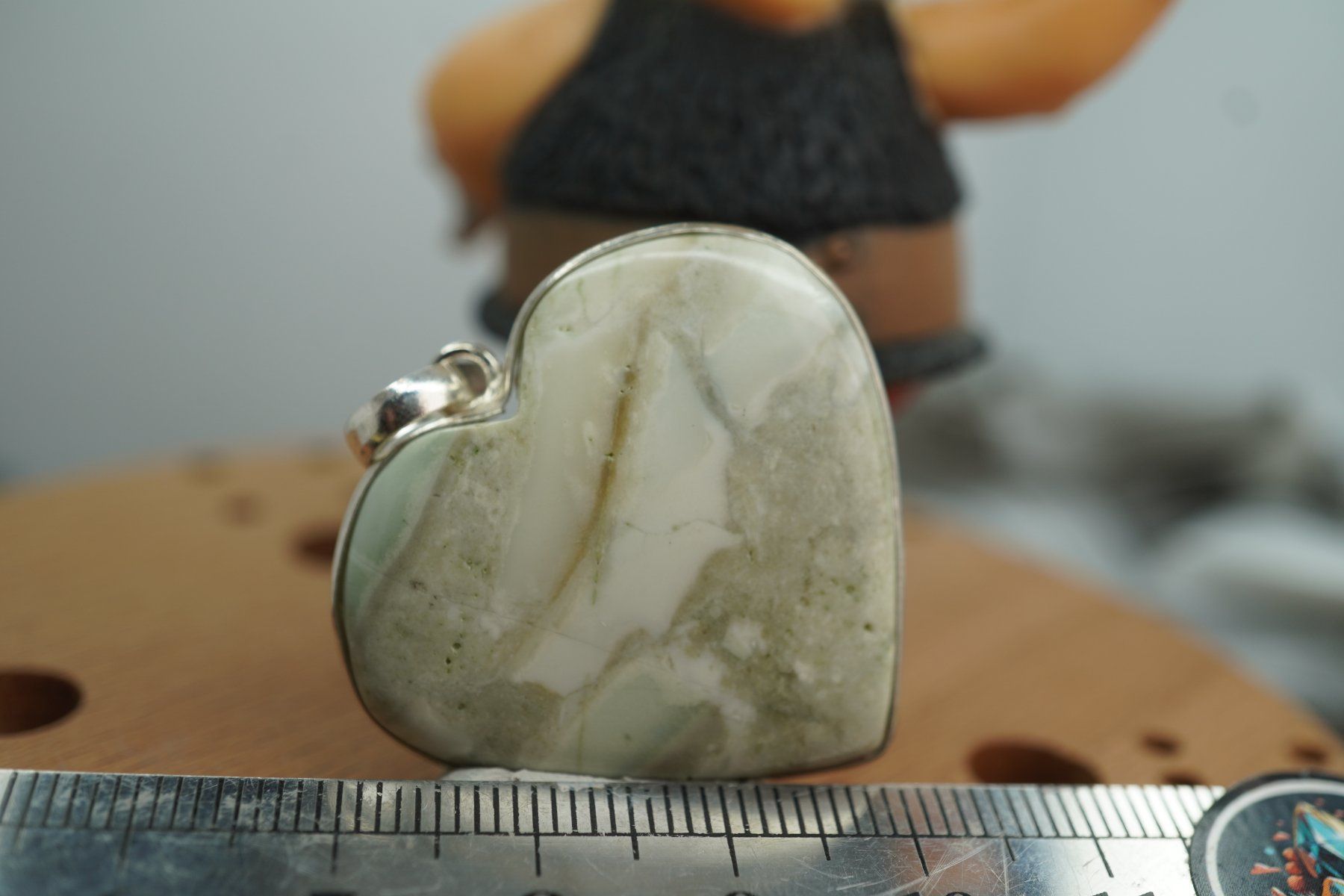 Minerali & Pietre curative: Samsonit Herz   925 Silber   Anhänger  "TOPSTONE" – Nuovo e nell'imballaggio originale da Eschenbach SG venduto da topstone 4