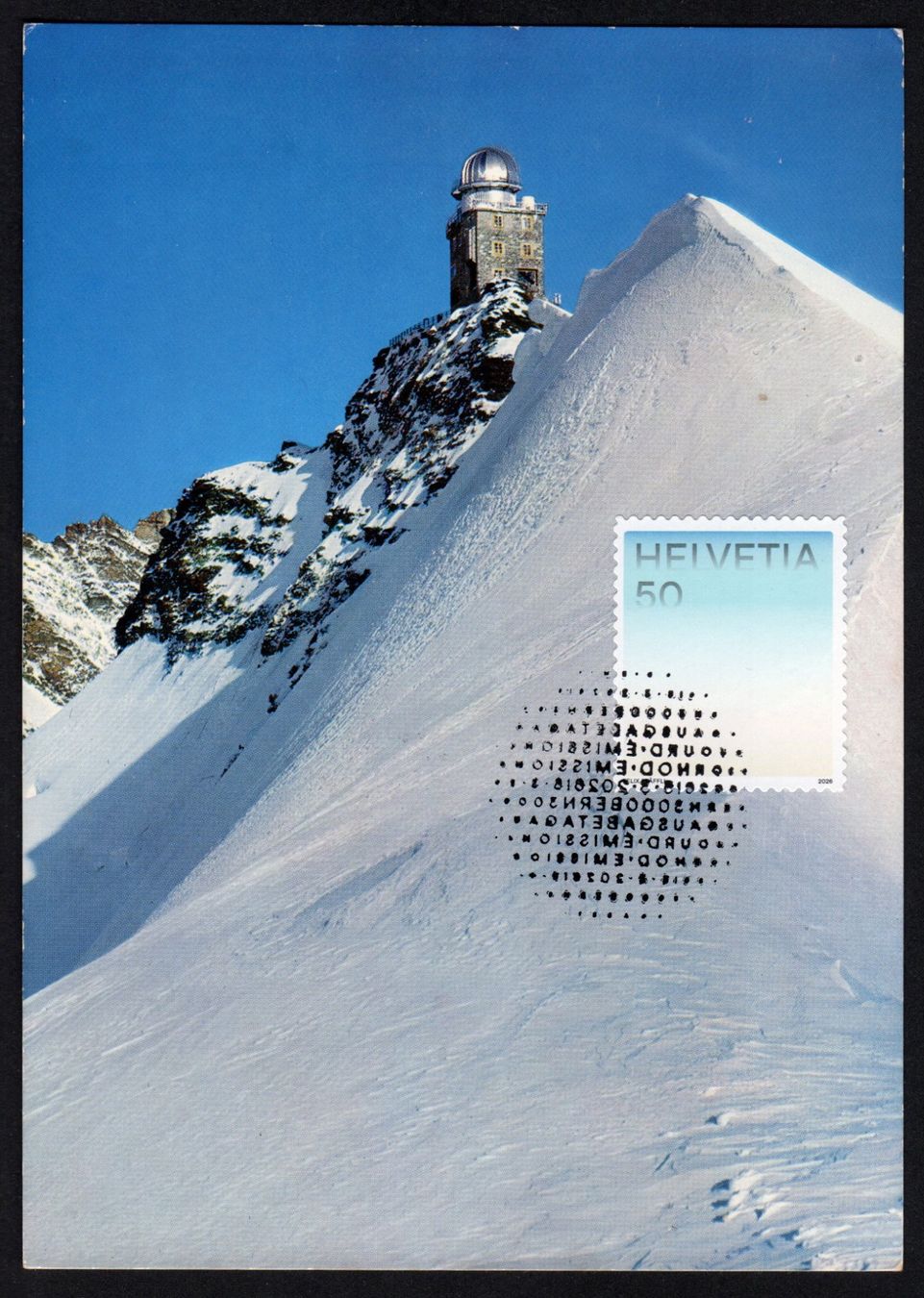 Alle Briefmarken: MK Farben der CH - Schneeweiss, Jungfraujoch mit Sphinx-Obs. – Neu (gemäss Beschreibung) aus Dottikon von haeusibuh5