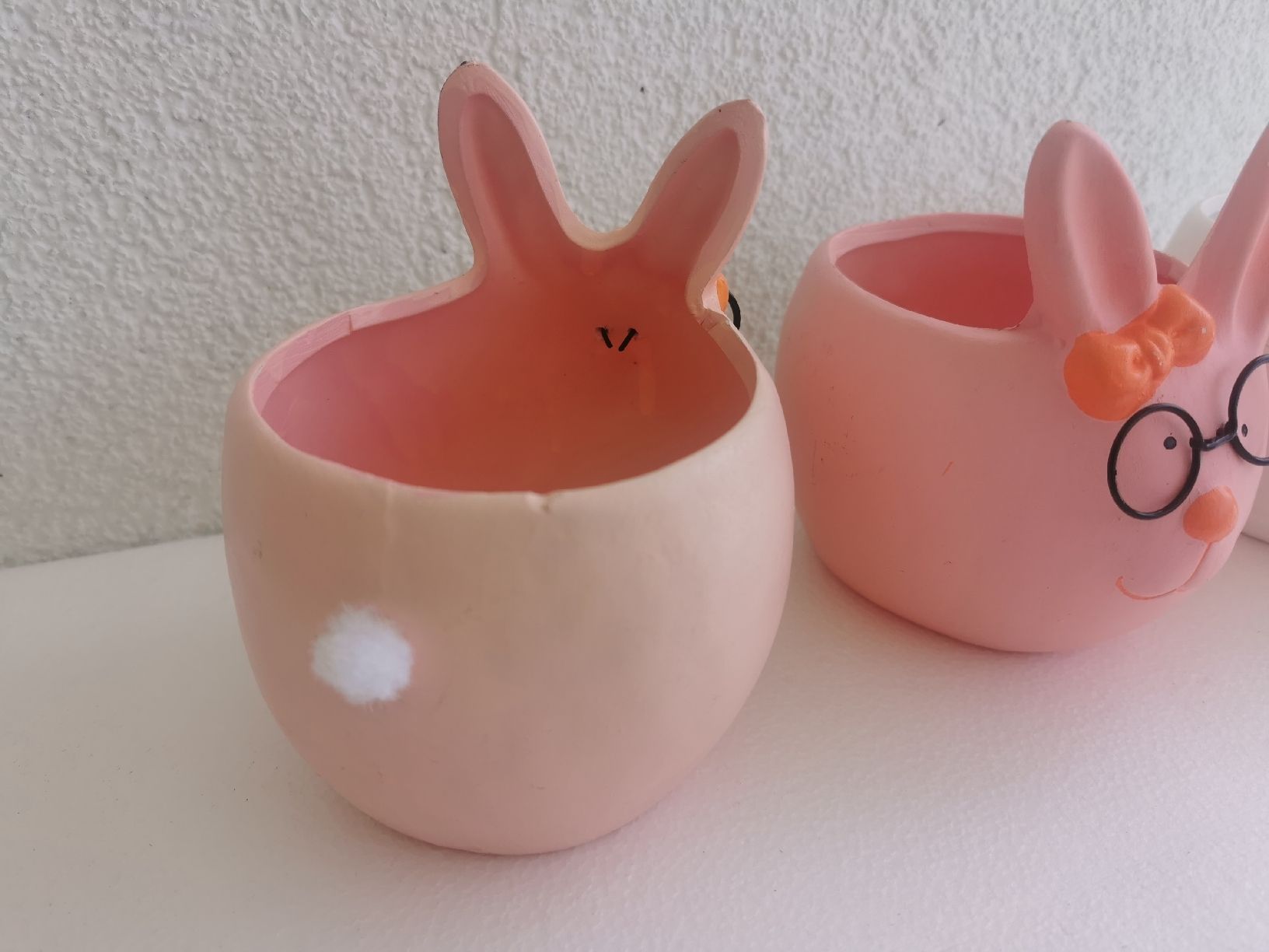 Vasi per fiori: 3 Hasentöpfe, Blumentöpfe, Osterdeko – Usato da Glattbrugg venduto da riseca 2