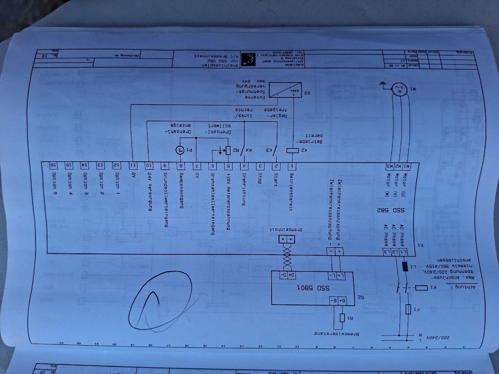 Componenti elettronici: SSD Frequenzumrichter 230v – Usato da Kaltenbach venduto da Mirabor 2