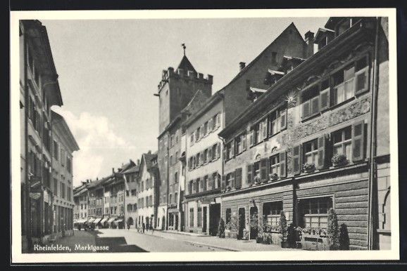 Ansichtskarten: AK Rheinfelden, An der Marktgasse – Gebraucht aus Berlin von bartko-reher