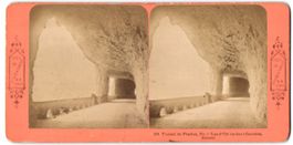 Stereo-Fotografie Flüelen, Tunnel der A