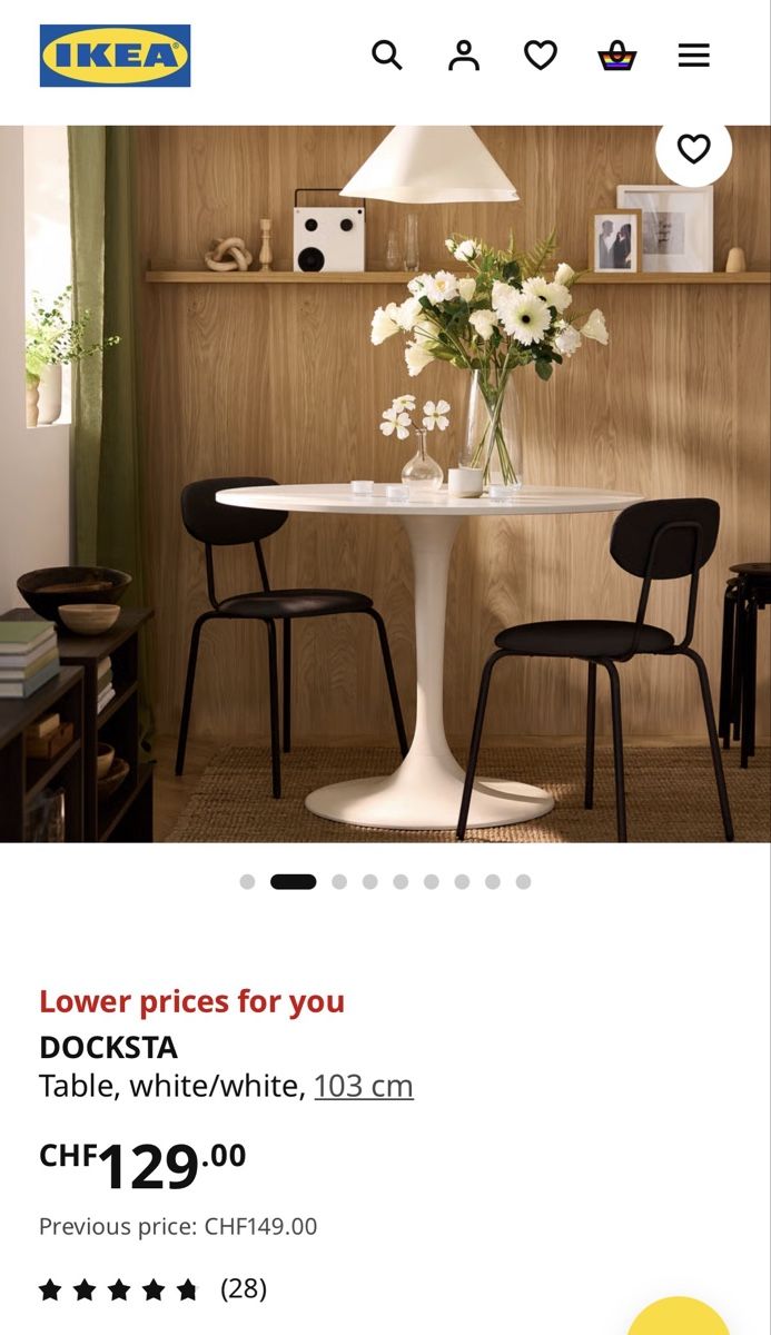 Tavoli: IKEA  Runder Tisch – Nuovo (secondo la descrizione) da Langnau am Albis venduto da Maria-Eszter 1