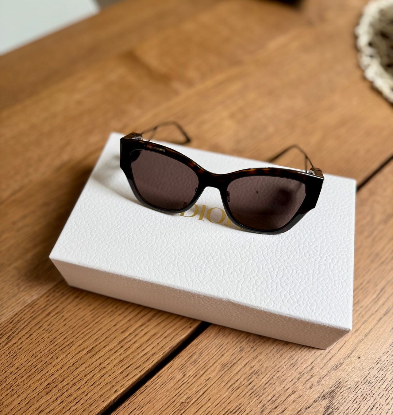 Brillen & Gläser: Original Dior Sonnenbrille, braun gemustert, NEU – Gebraucht aus Gockhausen von _720 3