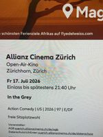 Ticket Allianz Cinema Zürich - In the Grey - 17.7.
