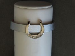 Lederarmband mit Hufeisen - Magnetschmuck ***NEU***