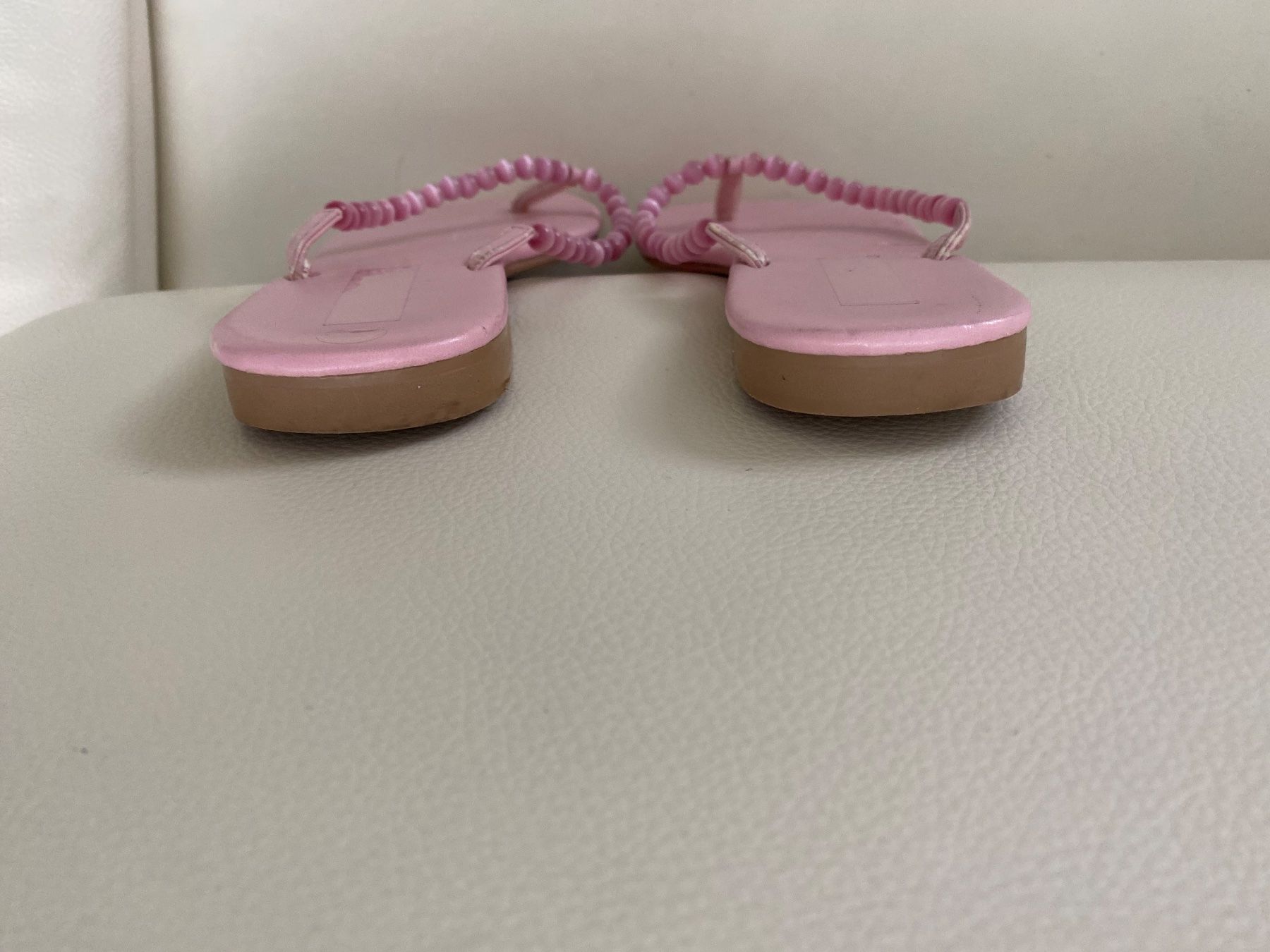 Scarpe da donna: SUMMERTIME - stylische/edle Flip-Flops mit Perlen, rosa, 38 – Usato da Winkel venduto da ferrari2022 7