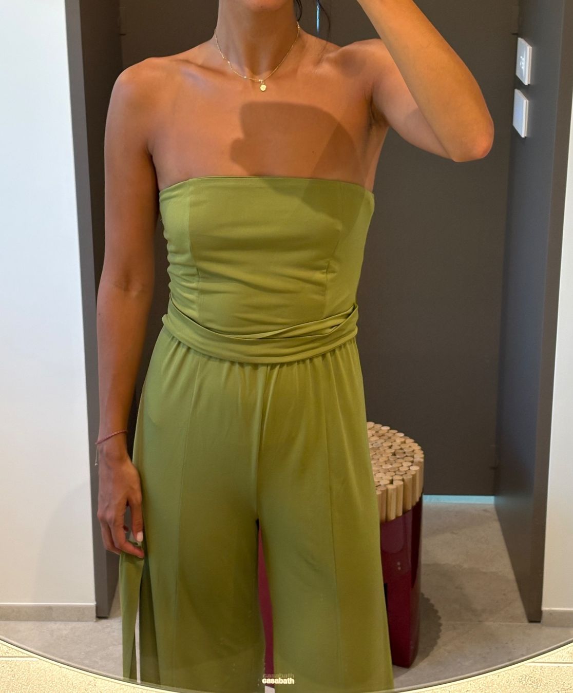 Jumpsuits: Extremely comfortable elegant green pantsuit – D'occasion à La Conversion par chi_td5v 5