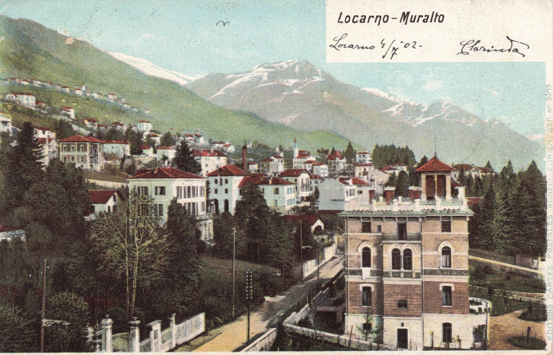 Ansichtskarten: Locarno Muralto – Gebraucht aus Biasca von Blenio71