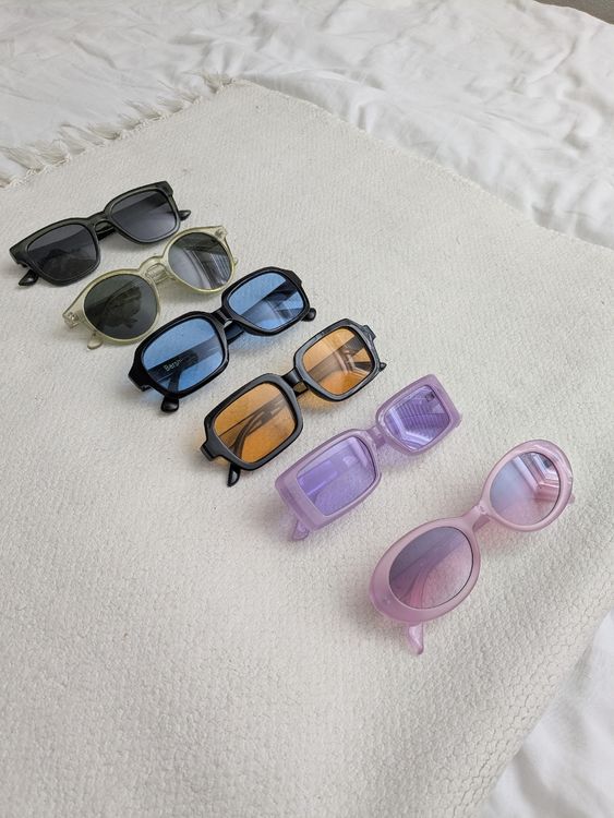 Lot De 6 Accessoires Disco Dorés – écharpe à Paillettes, Lunettes, Bracelet, Bandeau Et Boucles D'oreilles – Année 70, Fête Costumée