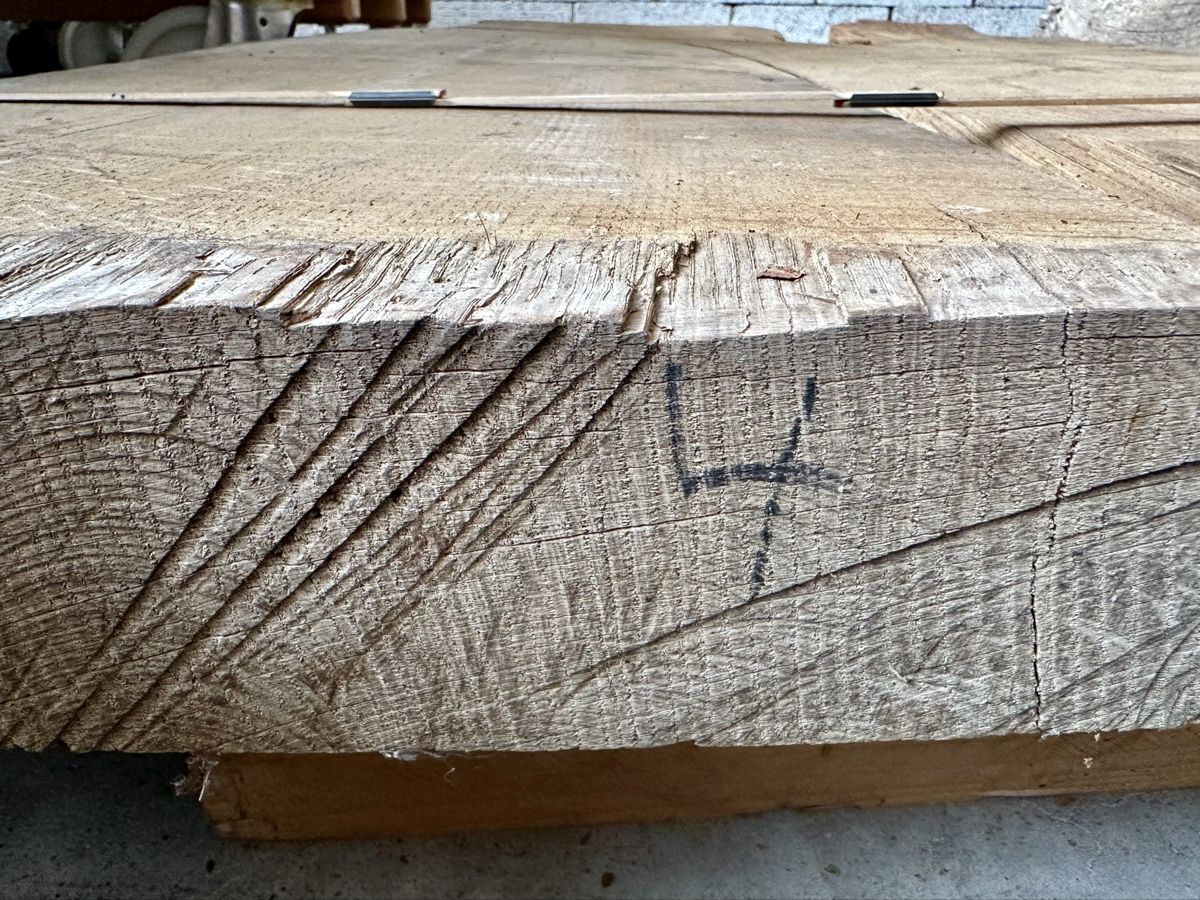 Articoli in legno: Eiche, Platte, Bohle, Eichenbohle, Baumscheibe, Esstisch – Nuovo (secondo la descrizione) da Meggen venduto da deanstreet 4
