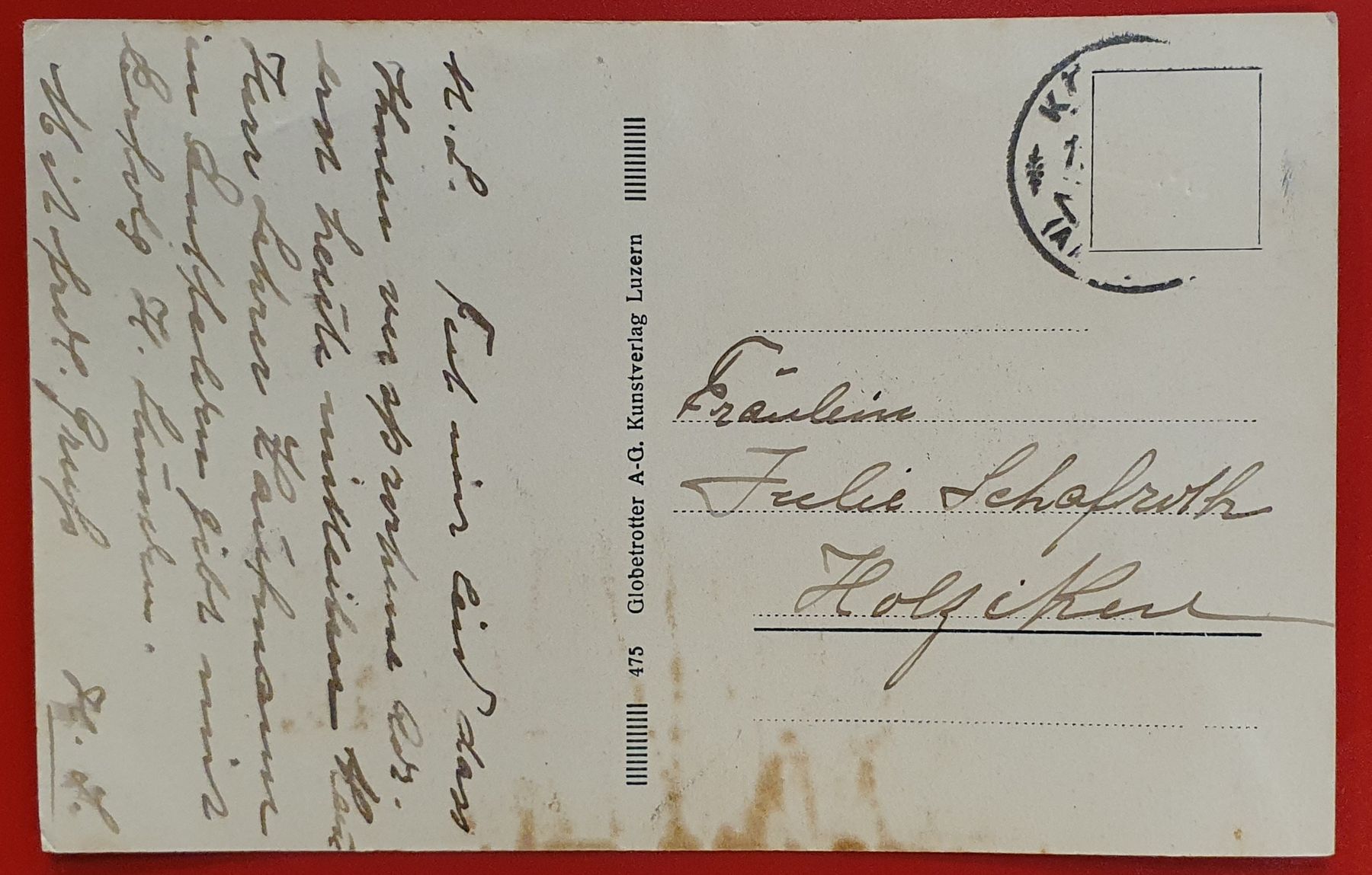 Cartoline postali: Kölliken ca.1915 - Hauptstrasse – Usato da Kreuzlingen venduto da Rschweiz1 1