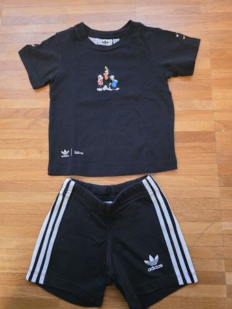 Adidas Disney Sommer Set, Grösse 74, Schwarz, Top Zustand!💥