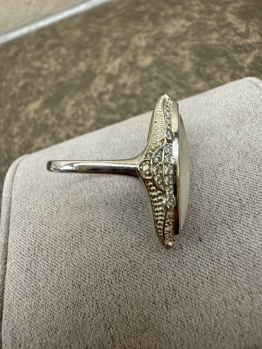 Anelli: Damen Ring mit grossem Stein – Usato da Brüttisellen venduto da BlackPearl18 3