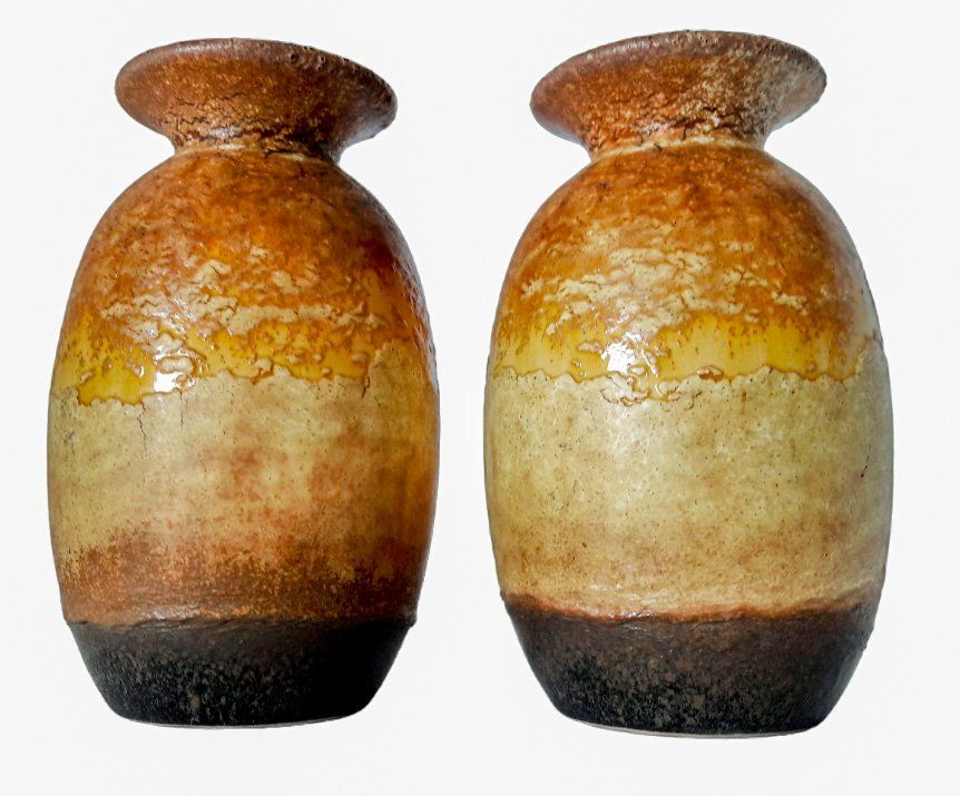 2x Vase Scheurich 229-15 cm Fat Lava vintage Mid century | Kaufen auf ...