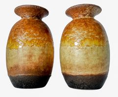 2x Vase Scheurich 229-15 cm Fat Lava vintage Mid century