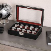 Uhrenbox mit 10 Fächern