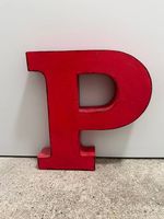 Vintage Buchstabe P ca. 30cm